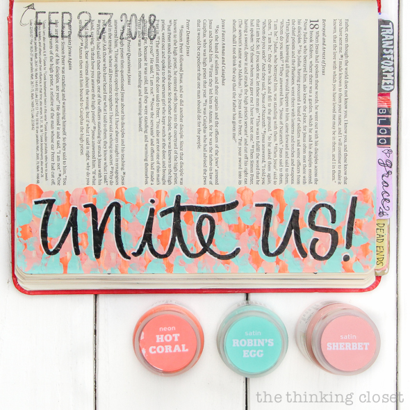 An Inspiring Journaling Bible Flip-Through Video of John's Gospel! |"Unite us!" - John 17