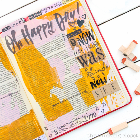 An Inspiring Journaling Bible Flip-Through Video of John's Gospel! | Oh Happy Day, Amazing Grace, John 9