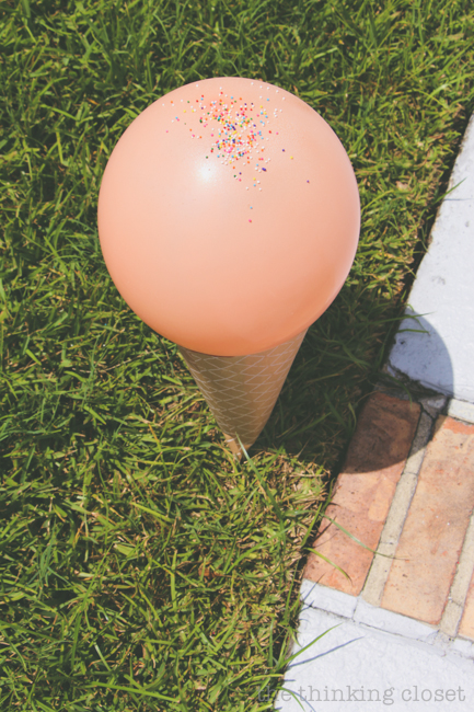 Love this Ice Cream Themed Birthday Party Inspiration! DIY party ideas from Juniper's 2nd Birthday Celebration. Inexpensive and do-able ideas you can pull of in the last minute! From backdrops to lawn decor to favors to letter-board quotes!