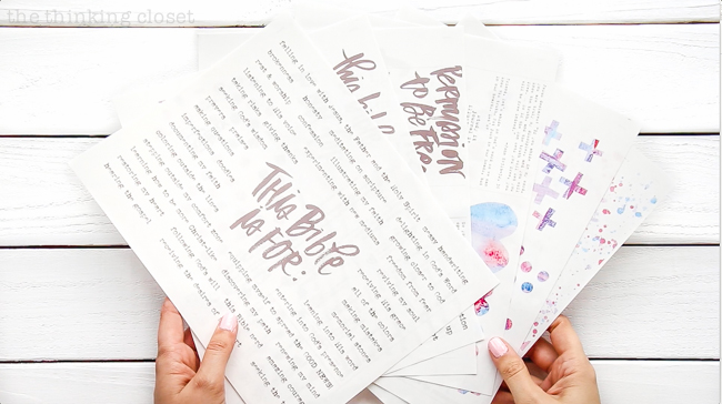 Permission Pages: Journaling Bible Process Video | Here's a glimpse at the NEW Permission Pages Digital Devotional Kit by Lauren Lanker in action! Designed to support you in creating your own set of permission pages where you can boldly declare what "This Bible is for" (asking questions and making mistakes) and what "This Bible is not for" (proving my worth or giving in to fear). Be inspired!