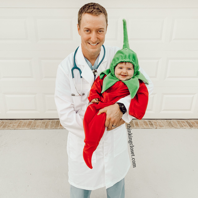 "Dr. Pepper"... plus clever costumes from all 9 years of Lanker Family Punny Halloween Costume History. Most epic and hilarious family costume round-up ever (especially for lovers of visual humor and dad jokes and all the puns) via thinkingcloset.com