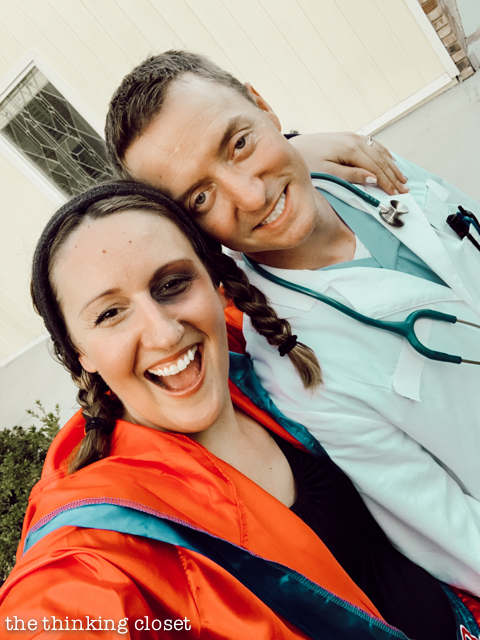 "Hawaiian Punch" & "Dr. Pepper" Punny Halloween Costumes! Great for a Dynamic Duo like a parent & baby or kid...or a couple! Here's the inside scoop on our 8th annual creative punny Halloween costumes...also, check out our punny Halloween costumes from the past 7 years! So many groan-worthy costume ideas.