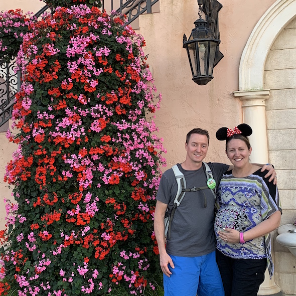 #BabyMoonVibes at Disney's Epcot | Pepper's Birth Story via ThinkingCloset.com