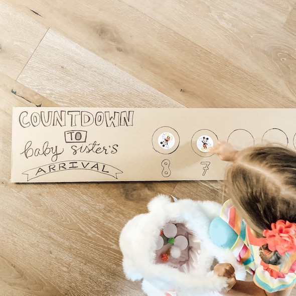 Final Countdown to Baby Sister's Arrival | Pepper's Birth Story via ThinkingCloset.com