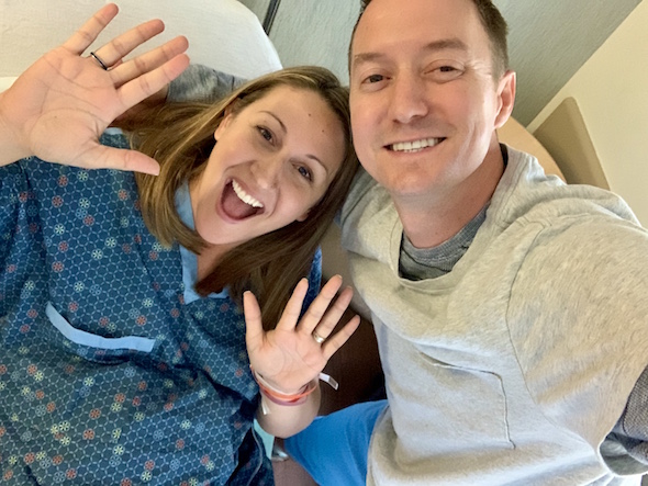 Game Day! Amping up for your arrival in triage. | Pepper's Birth Story via ThinkingCloset.com