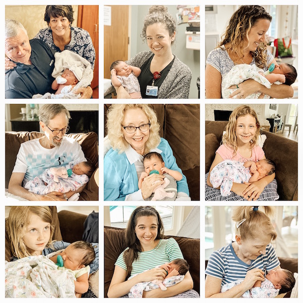 Meeting your biggest fans! | Pepper's Birth Story via ThinkingCloset.com
