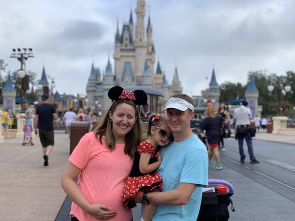 Pepper's First Disney Trip in utero | Pepper's Birth Story via ThinkingCloset.com