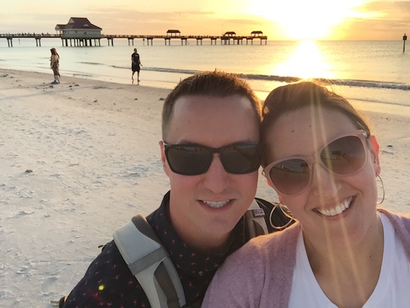 Second Trimester in Clearwater Beach | Pepper's Birth Story via ThinkingCloset.com