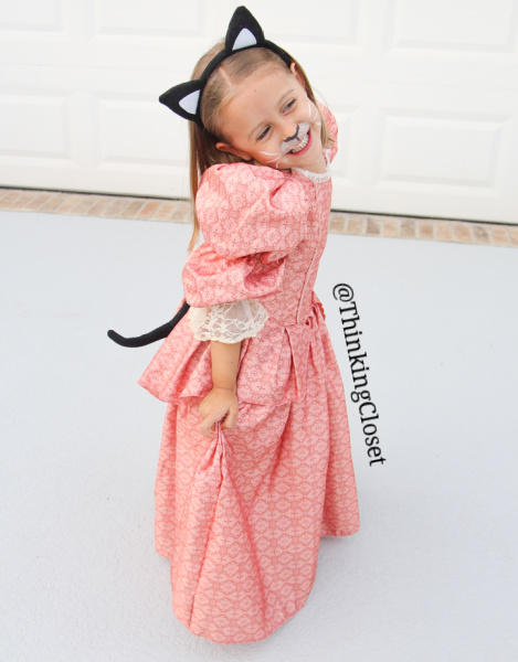 "My name is Angelicat Schuyler...." Angelica meets a cat in one adorable punny kid costume! | "HamilPUNS" Family Punny Halloween Costumes & Hamilton Musical Parody Videos! We were "not throwing away our shot" at Hamilton Musical inspired costumes for our 9th Annual Lanker Family Punny Halloween. Get ready to meet Alexander Camelton, Aaron Purr (sir), Angelicat, Owliza, and Piggy, too... The Schuyler Sisters! A HamilTON of fun for the whole pun-loving, musical-theatre-obsessed family! via thinkingcloset.com