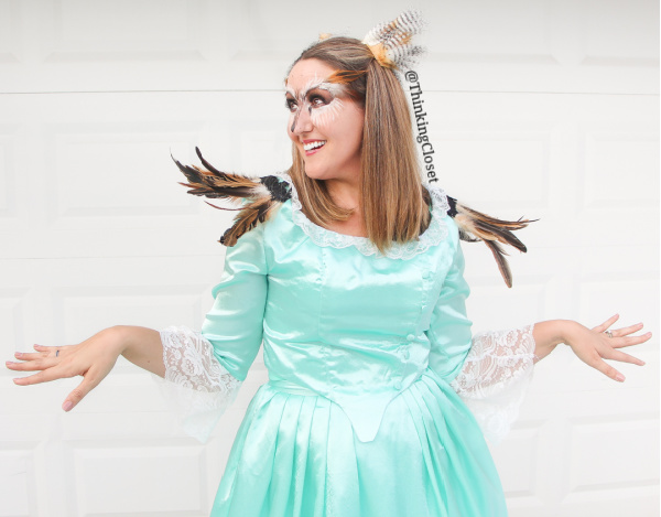 Owliza Schuyler A.K.A. Eliza Schuyler Hamilton with a punny owl twist! Isn't it OWL-some? | "HamilPUNS" Family Punny Halloween Costumes & Hamilton Musical Parody Videos! We were "not throwing away our shot" at Hamilton Musical inspired costumes for our 9th Annual Lanker Family Punny Halloween. Get ready to meet Alexander Camelton, Aaron Purr (sir), Angelicat, Owliza, and Piggy, too... The Schuyler Sisters! A HamilTON of fun for the whole pun-loving, musical-theatre-obsessed family! via thinkingcloset.com