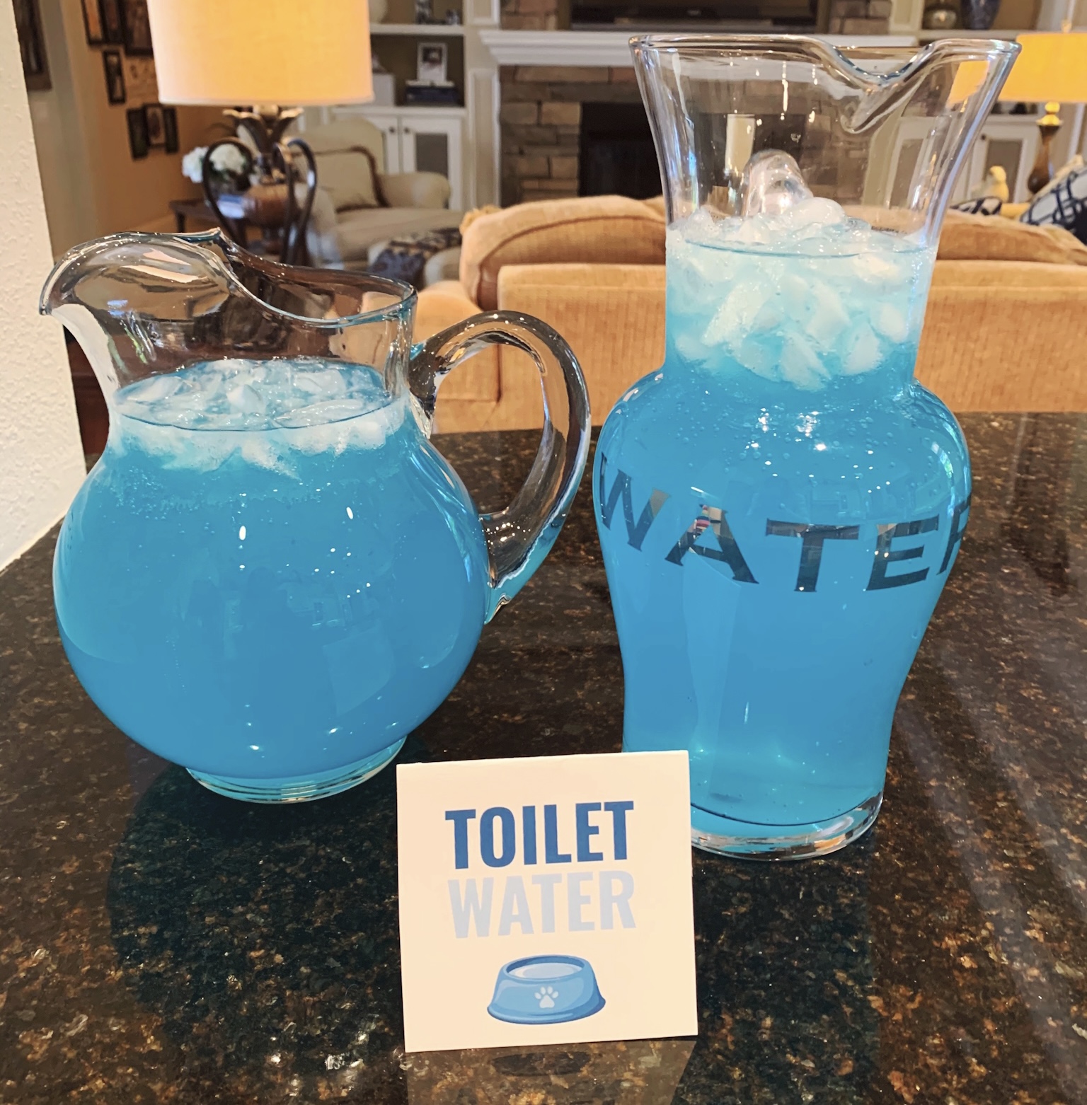 Pepper's 2nd Birthday "Puppy Paw-ty!" Creative party ideas via thinkingcloset.com - How to host a puppy-themed pawty with an adopt a puppy activity fun for all ages and of course serve "toilet water" as our beverage!