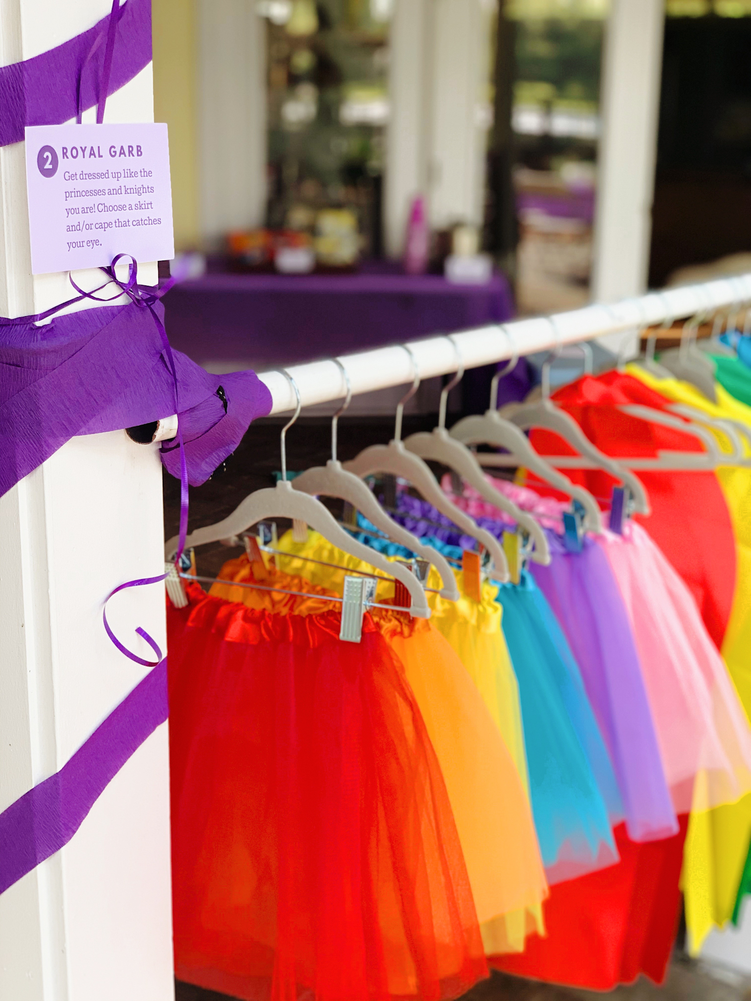 Juniper's "Princesses & Knights" 5th Birthday Pool Party & Royal Golden Birthday Celebration | Creative ideas including a punny invitation, DIY castle backdrop, a golden birthday banner, creative activities for kids of all ages & party favors galore! via thinkingcloset.com