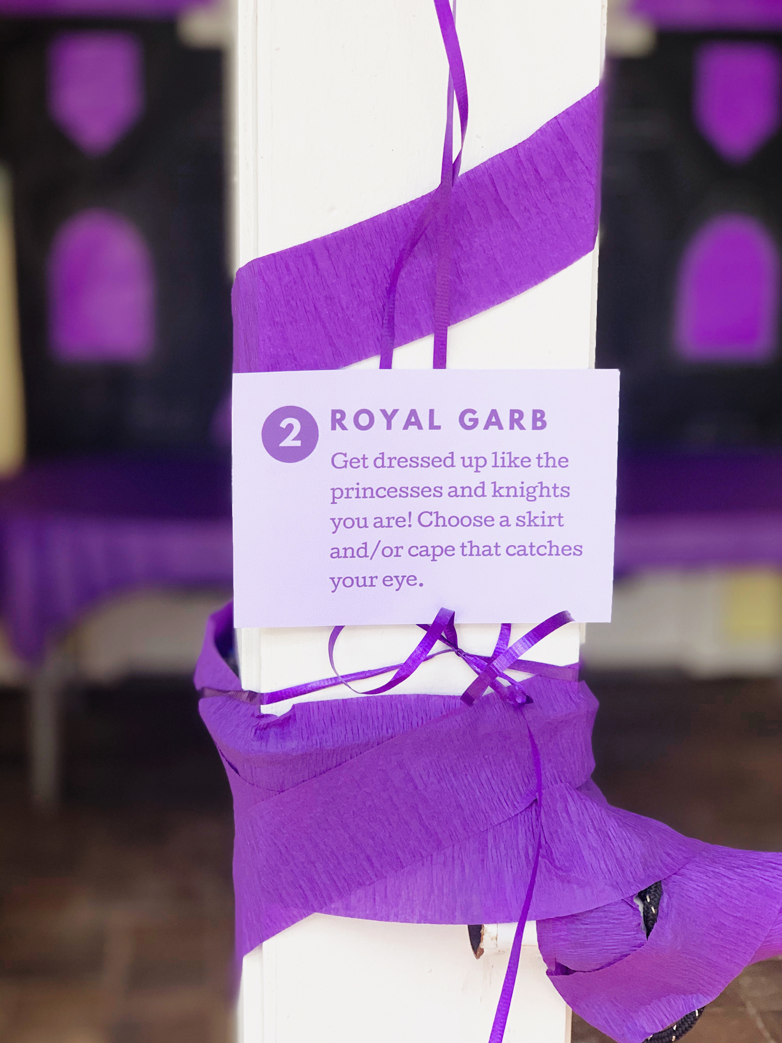 Juniper's "Princesses & Knights" 5th Birthday Pool Party & Royal Golden Birthday Celebration | Creative ideas including a punny invitation, DIY castle backdrop, a golden birthday banner, creative activities for kids of all ages & party favors galore! via thinkingcloset.com