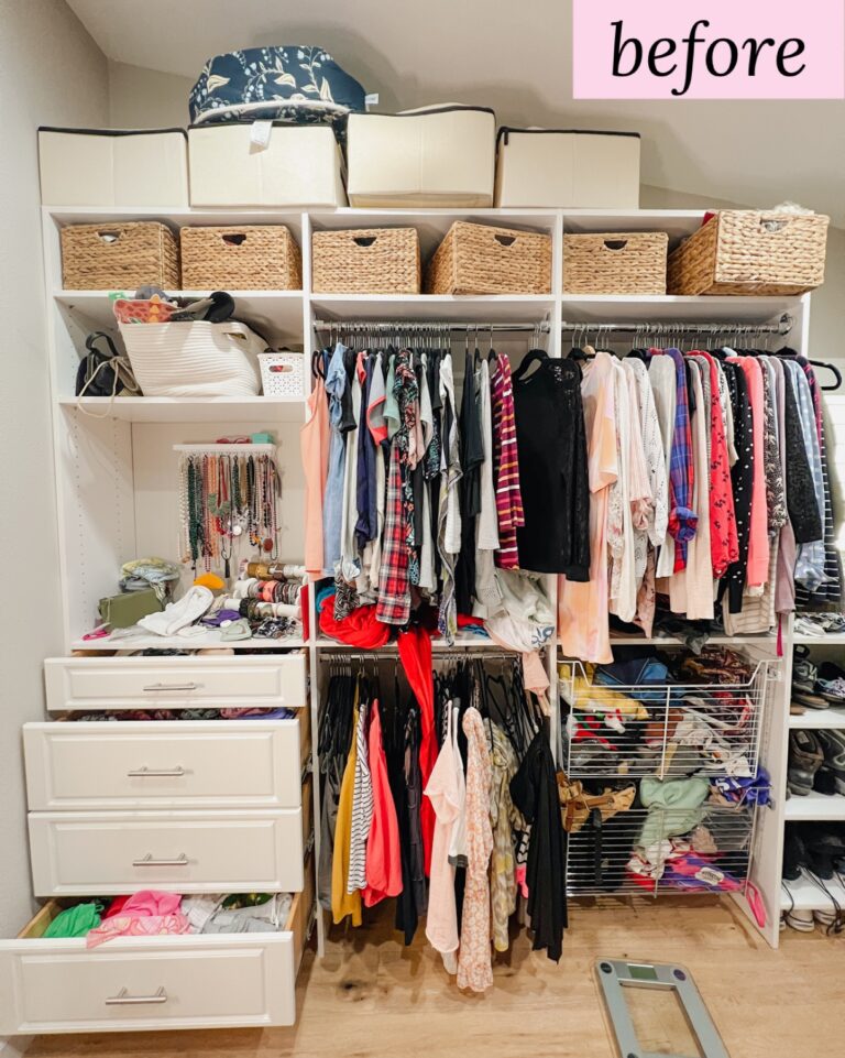 Operation Closet Declutter: Before & After - the thinking closet